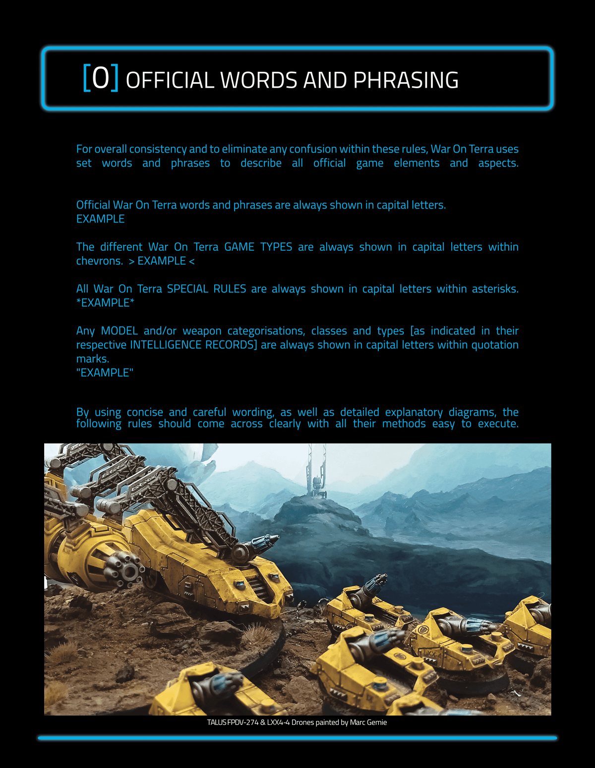 War On Terra Core Rule Book